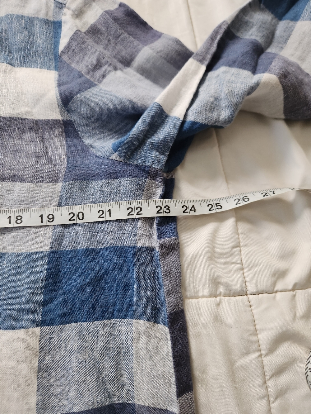 Matchpoint Linen Tunic Button Front Large - Picture 7 of 8